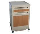 H-1 Hospital Stainless steel with ABS bedside table 