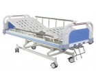Manual dajustable medical three-function bed with ABS headboards A-6